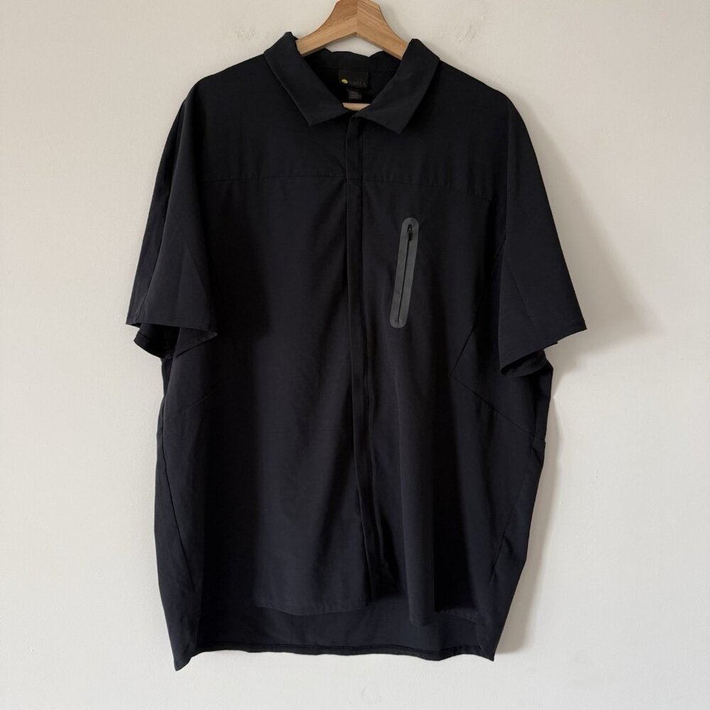 Zella‎ Men's Short Sleeve Polo Shirt Sz XL Performance Casual Outdoor Fishing